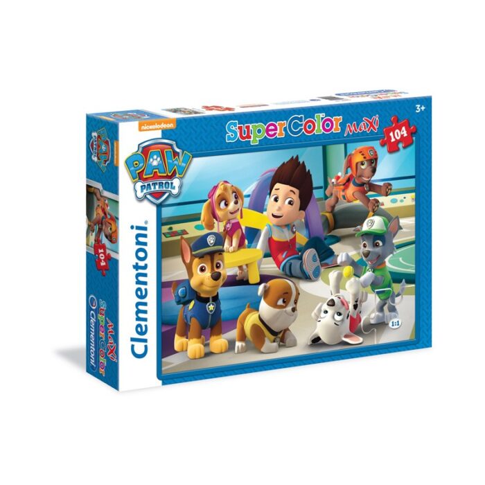 puzzle 104 pecas maxi clementoni 23970 paw patrol