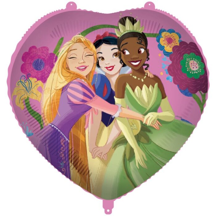 globo princesas disney corazon foil 46cm