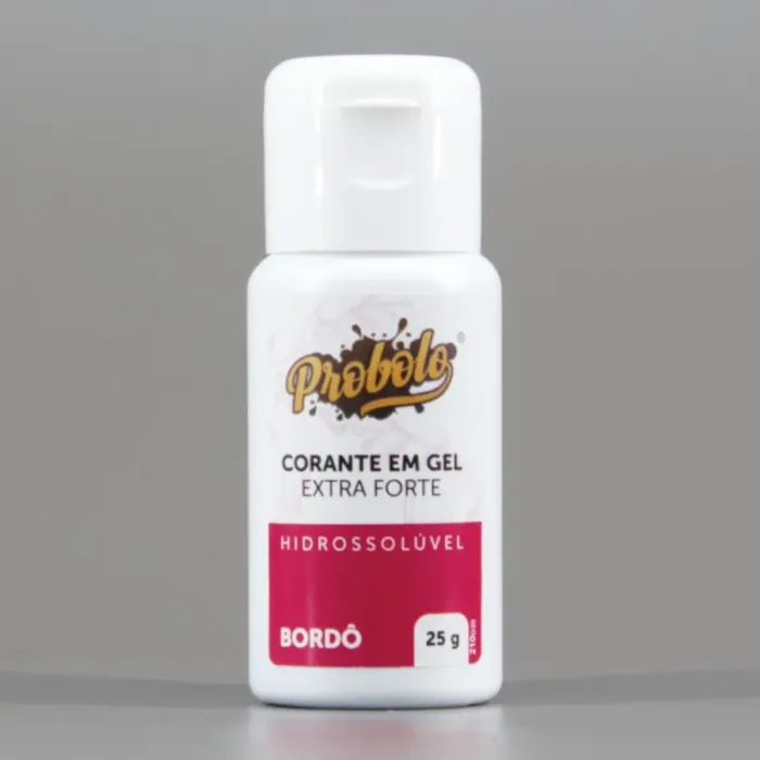 Corante Alimentar em Gel Lipossolúvel Extra Forte Bourdeaux – 25gr