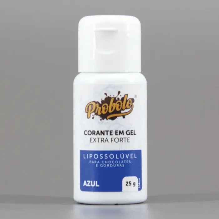 Corante Alimentar em Gel Lipossolúvel Extra Forte Azul – 25gr